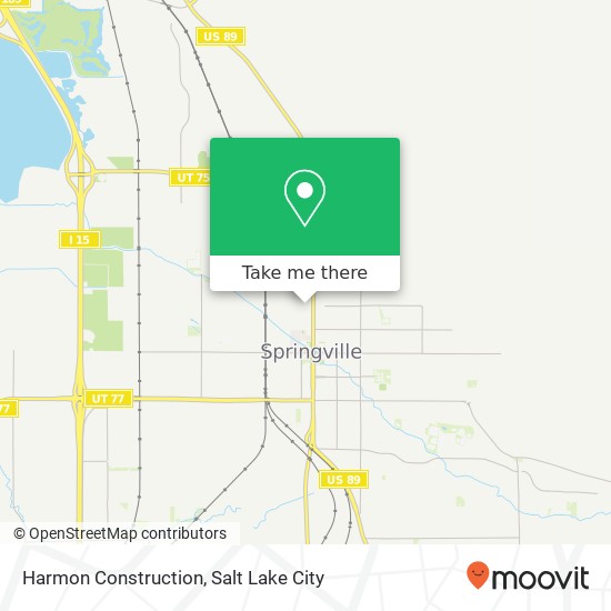 Harmon Construction map