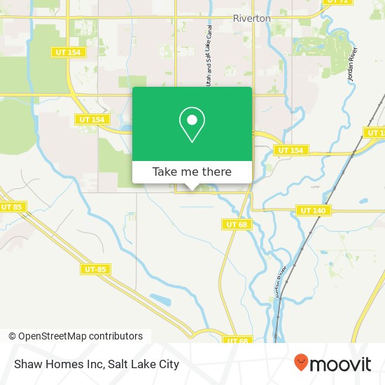 Shaw Homes Inc map