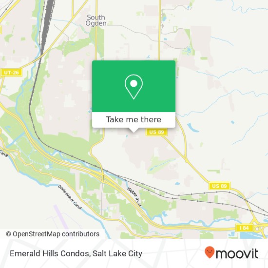 Emerald Hills Condos map