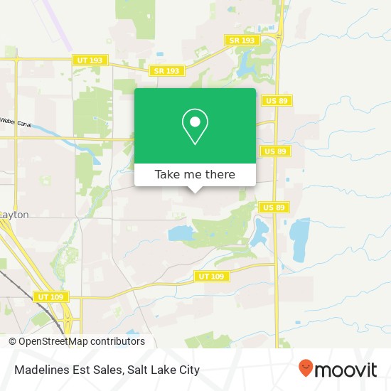 Madelines Est Sales map