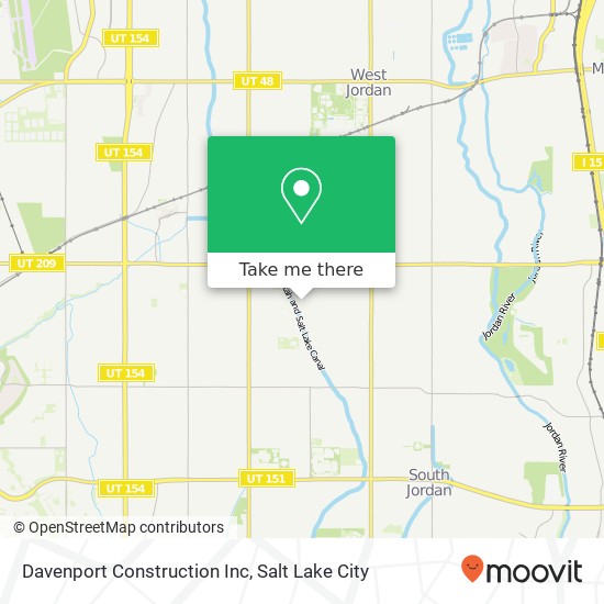 Davenport Construction Inc map