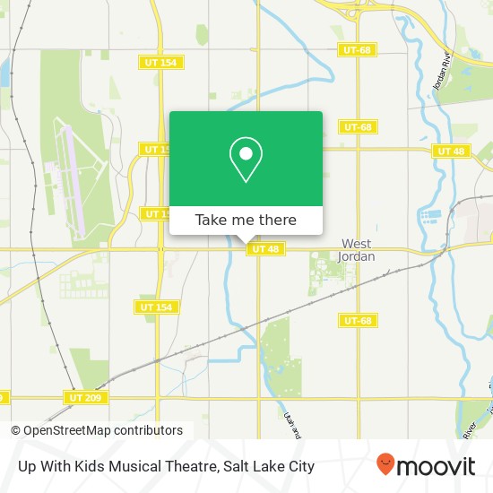 Up With Kids Musical Theatre map