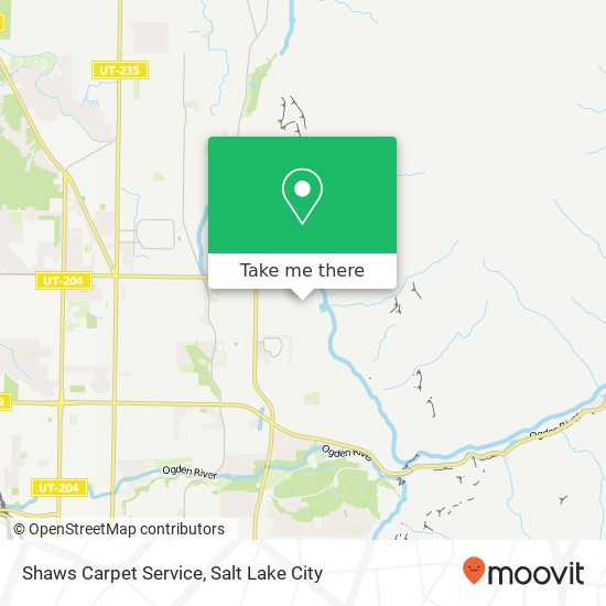 Mapa de Shaws Carpet Service