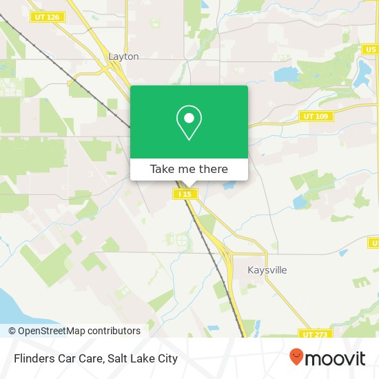 Flinders Car Care map