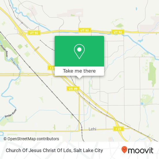 Mapa de Church Of Jesus Christ Of Lds