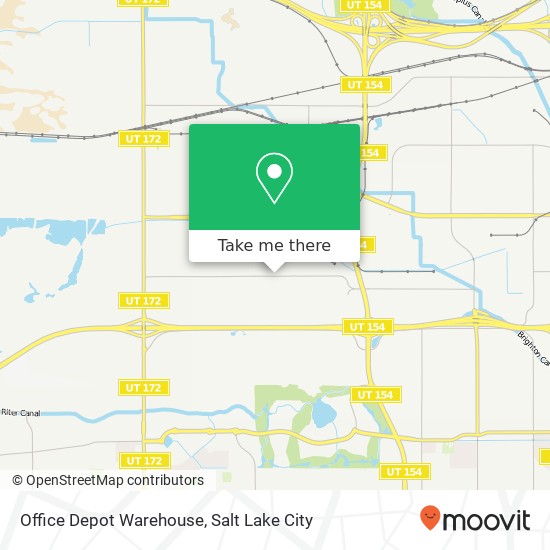 Mapa de Office Depot Warehouse