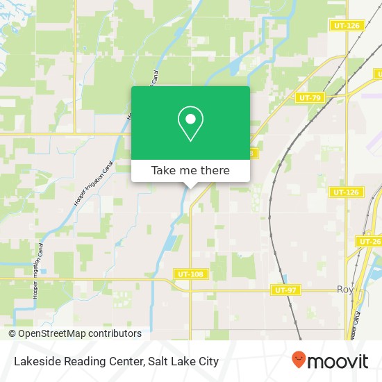 Lakeside Reading Center map