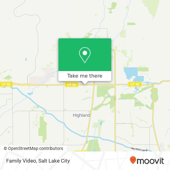 Family Video map
