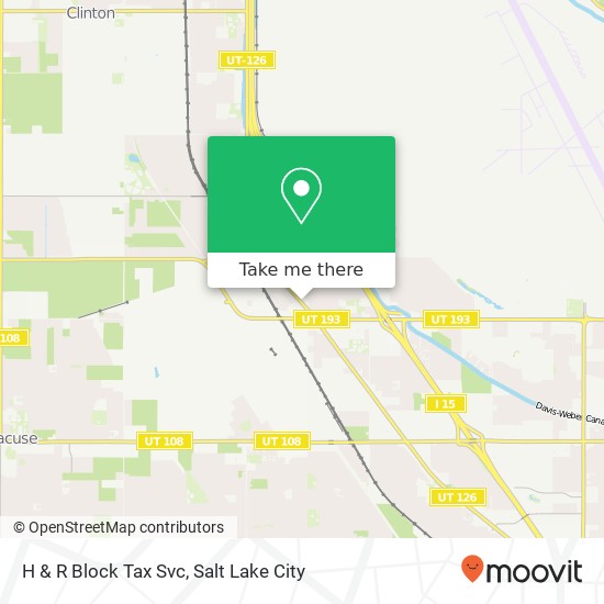 H & R Block Tax Svc map