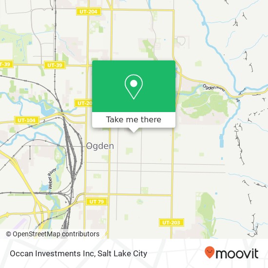 Occan Investments Inc map