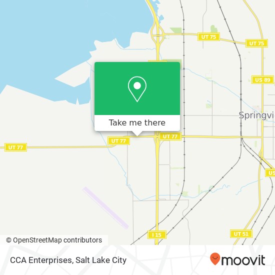 CCA Enterprises map