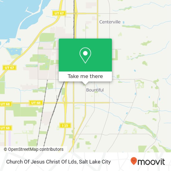 Mapa de Church Of Jesus Christ Of Lds