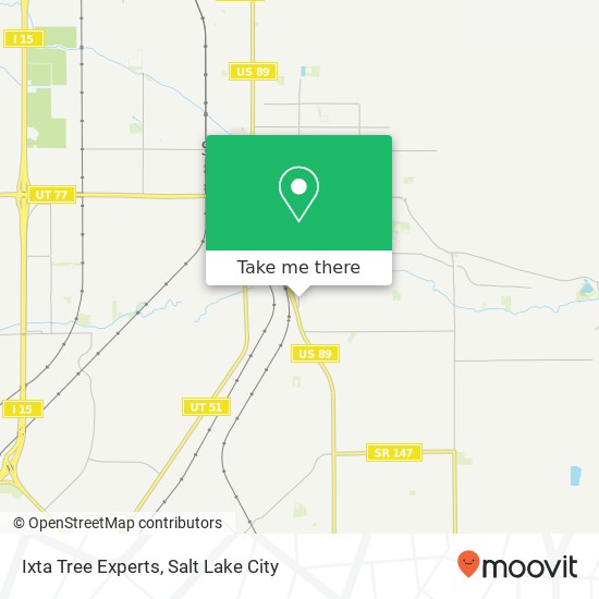 Ixta Tree Experts map