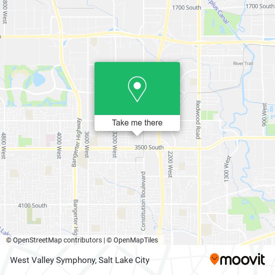 West Valley Symphony map