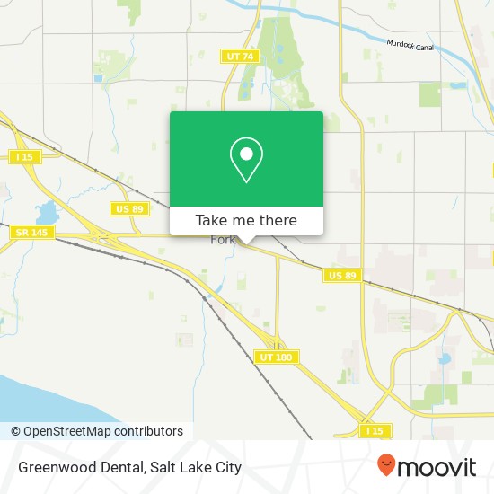 Greenwood Dental map