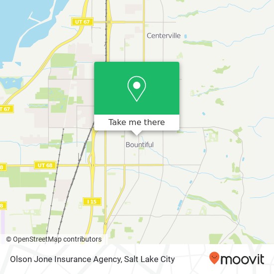 Mapa de Olson Jone Insurance Agency