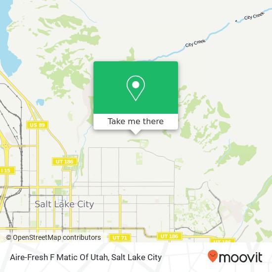 Aire-Fresh F Matic Of Utah map