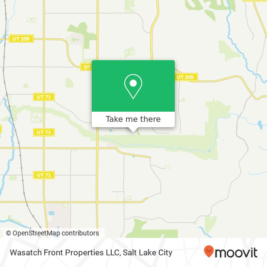 Wasatch Front Properties LLC map