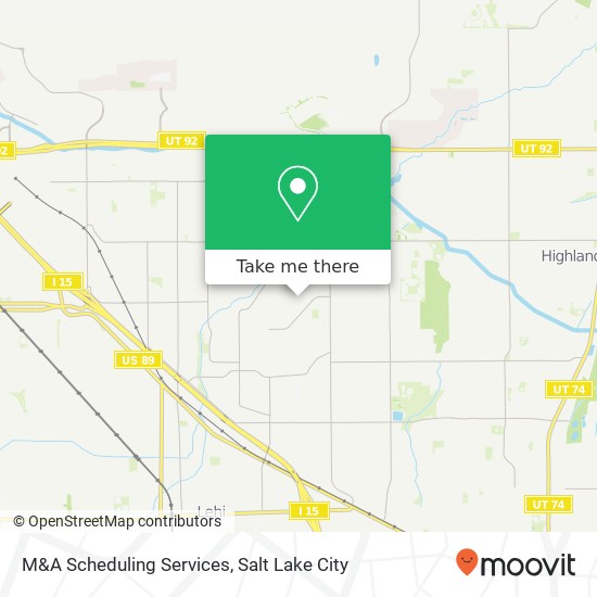 M&A Scheduling Services map