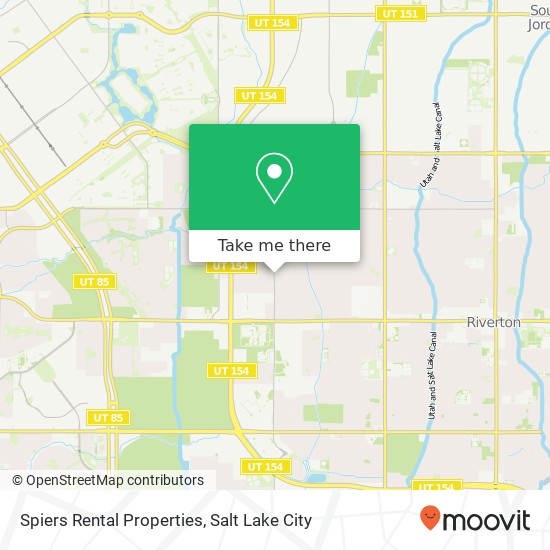 Spiers Rental Properties map