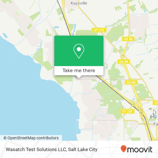 Wasatch Test Solutions LLC map