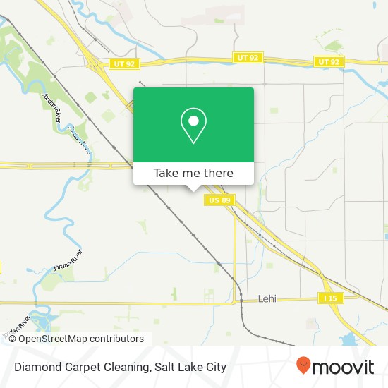 Diamond Carpet Cleaning map