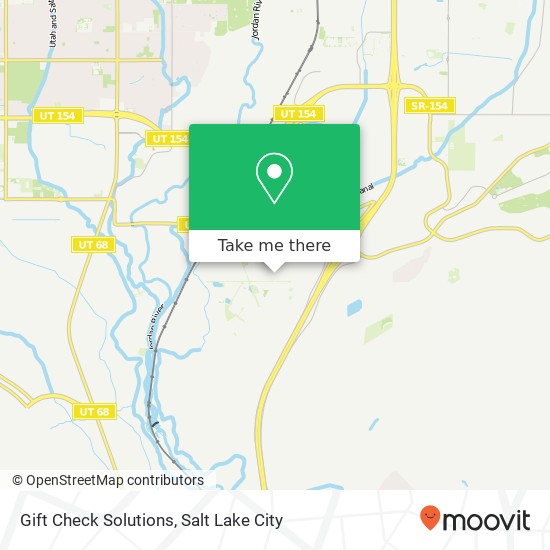 Gift Check Solutions map