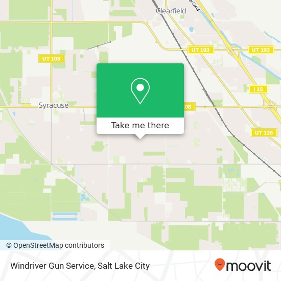 Windriver Gun Service map