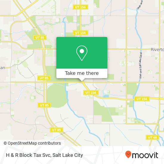 H & R Block Tax Svc map