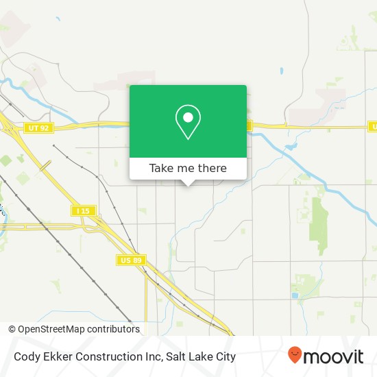 Cody Ekker Construction Inc map