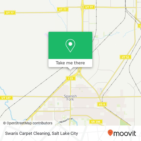 Mapa de Swan's Carpet Cleaning