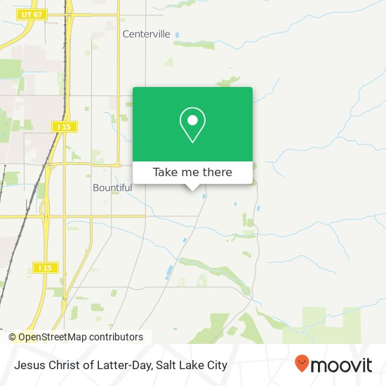 Jesus Christ of Latter-Day map