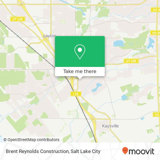 Brent Reynolds Construction map