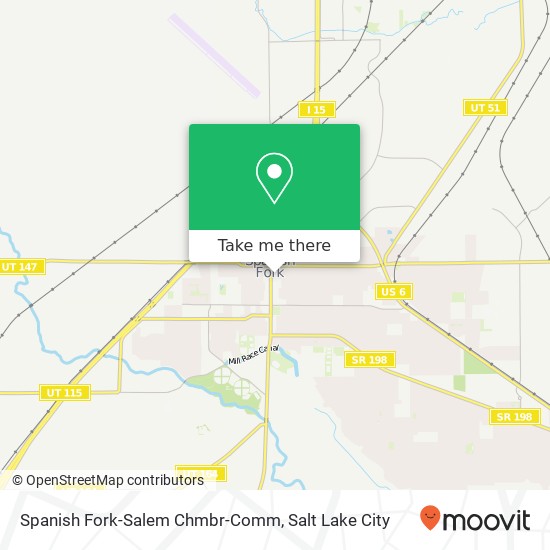 Spanish Fork-Salem Chmbr-Comm map