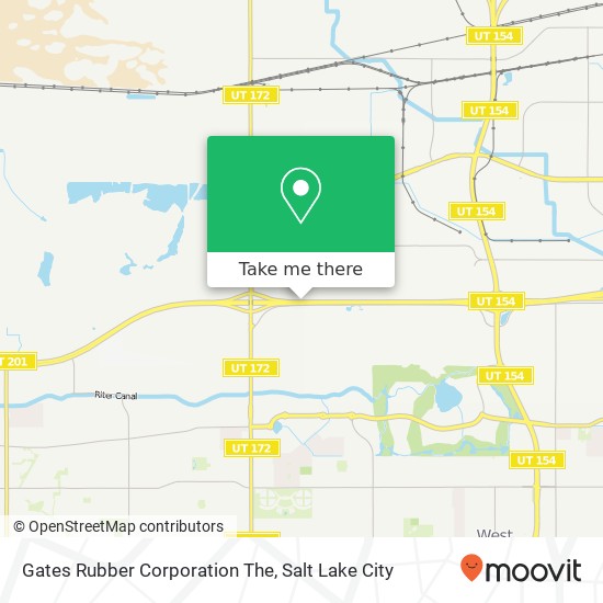 Mapa de Gates Rubber Corporation The