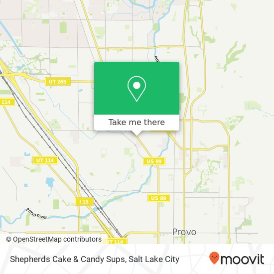 Shepherds Cake & Candy Sups map