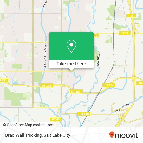 Brad Wall Trucking map