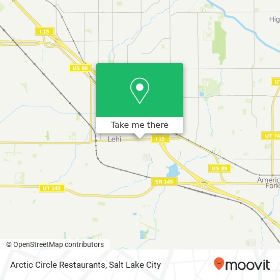 Arctic Circle Restaurants map