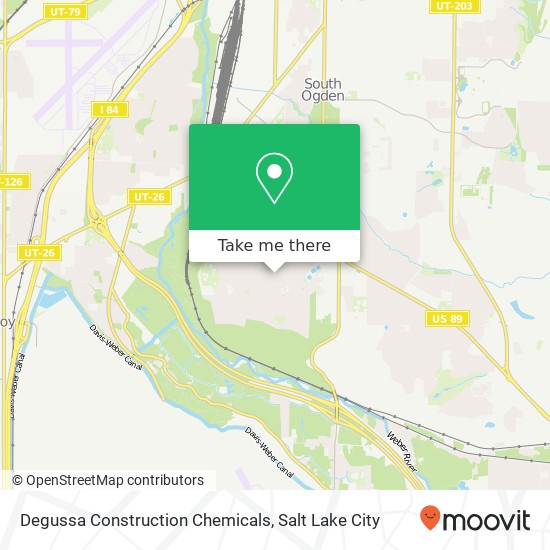 Degussa Construction Chemicals map
