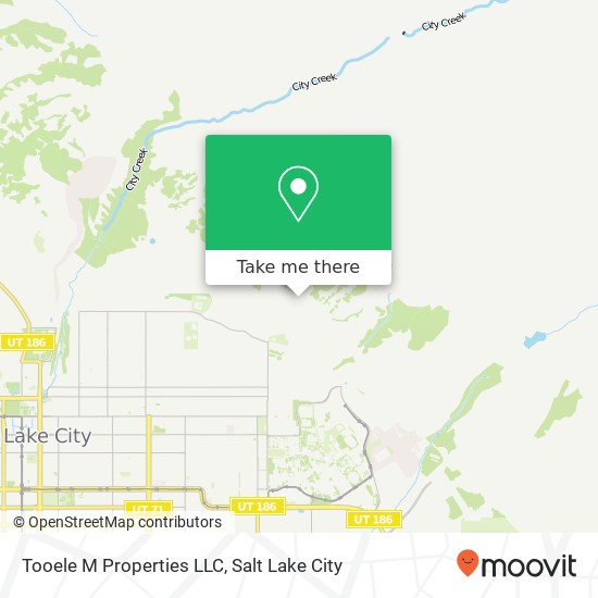 Mapa de Tooele M Properties LLC