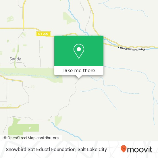 Snowbird Spt Eductl Foundation map