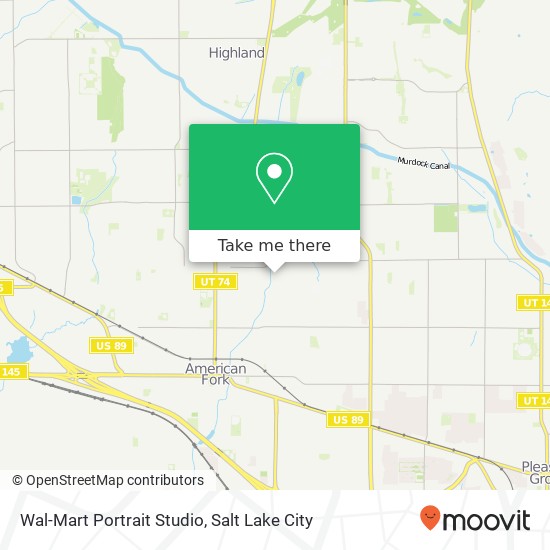 Wal-Mart Portrait Studio map