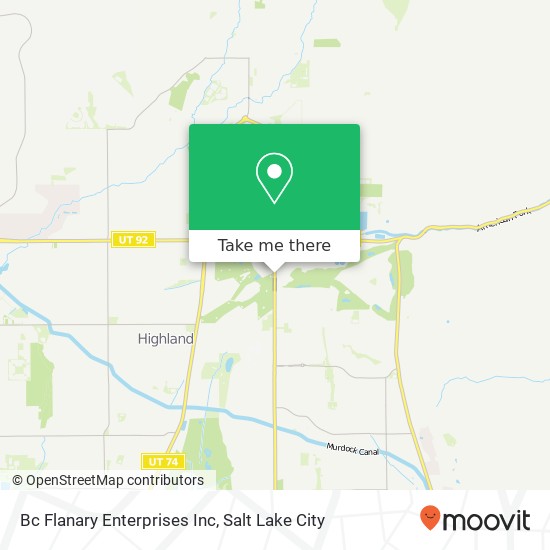 Bc Flanary Enterprises Inc map