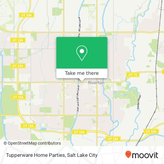 Tupperware Home Parties map