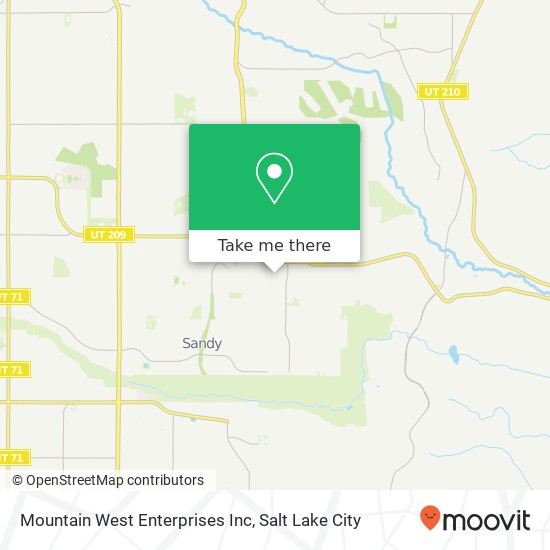 Mapa de Mountain West Enterprises Inc