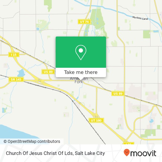 Mapa de Church Of Jesus Christ Of Lds