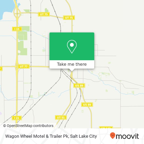 Mapa de Wagon Wheel Motel & Trailer Pk