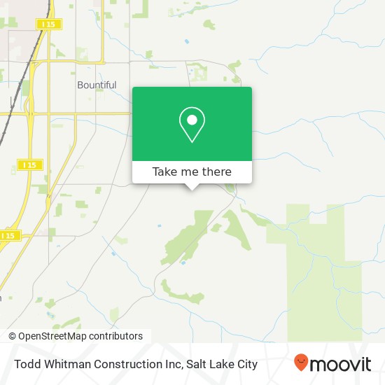 Todd Whitman Construction Inc map