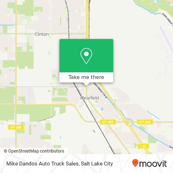 Mike Dandos Auto Truck Sales map