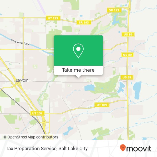 Tax Preparation Service map